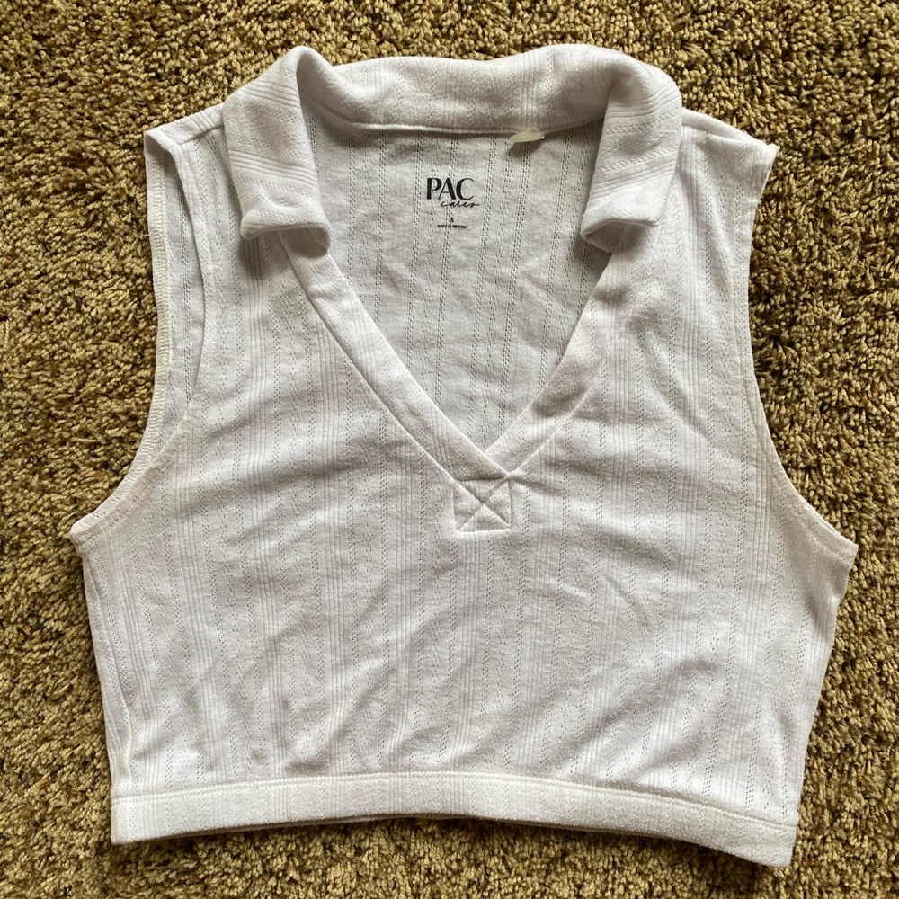 Polo crop top